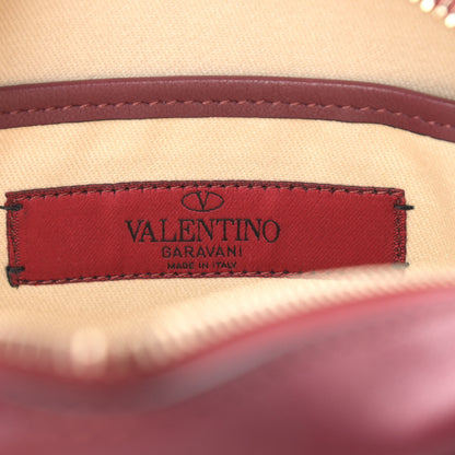 Valentino Garavani Calfskin Rockstud Camera Crossbody Bag Cerise 5 of 7
