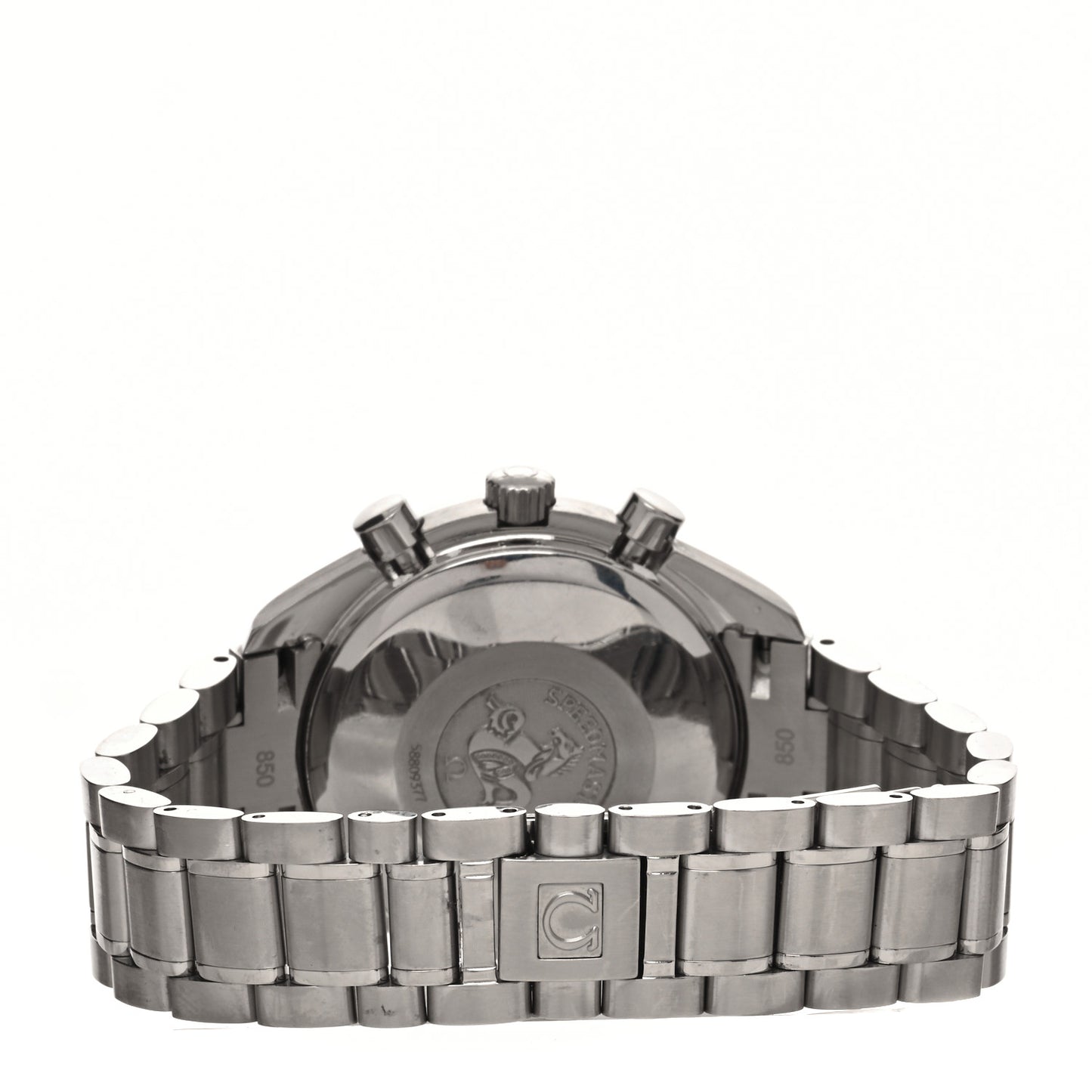 Stainless Steel 39mm Speedmaster Triple Calendar Chronograph Automatic Watch Blue 3523.80