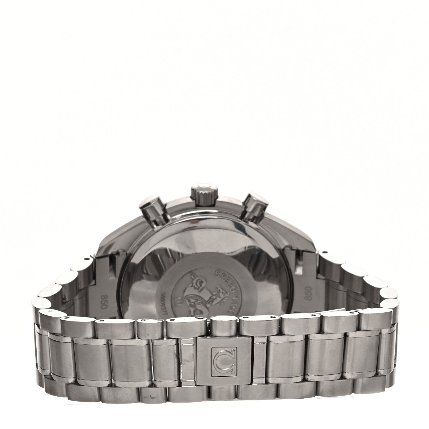 Omega Stainless Steel 39mm Speedmaster Triple Calendar Chronograph Automatic Watch Blue 3523.80 3 of 5