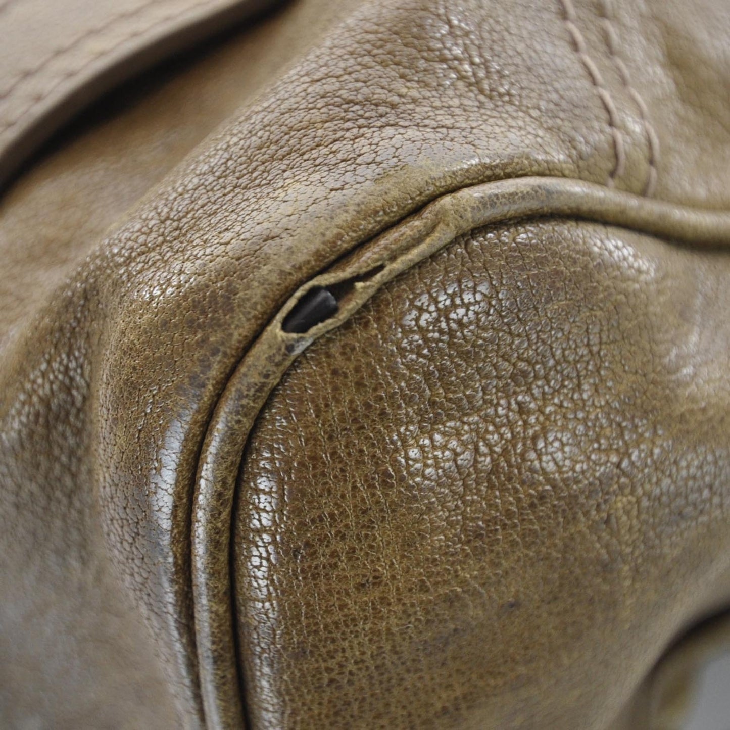 Leather Catch Satchel