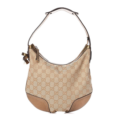 Gucci Monogram Small Princy Hobo Gold 1 of 10