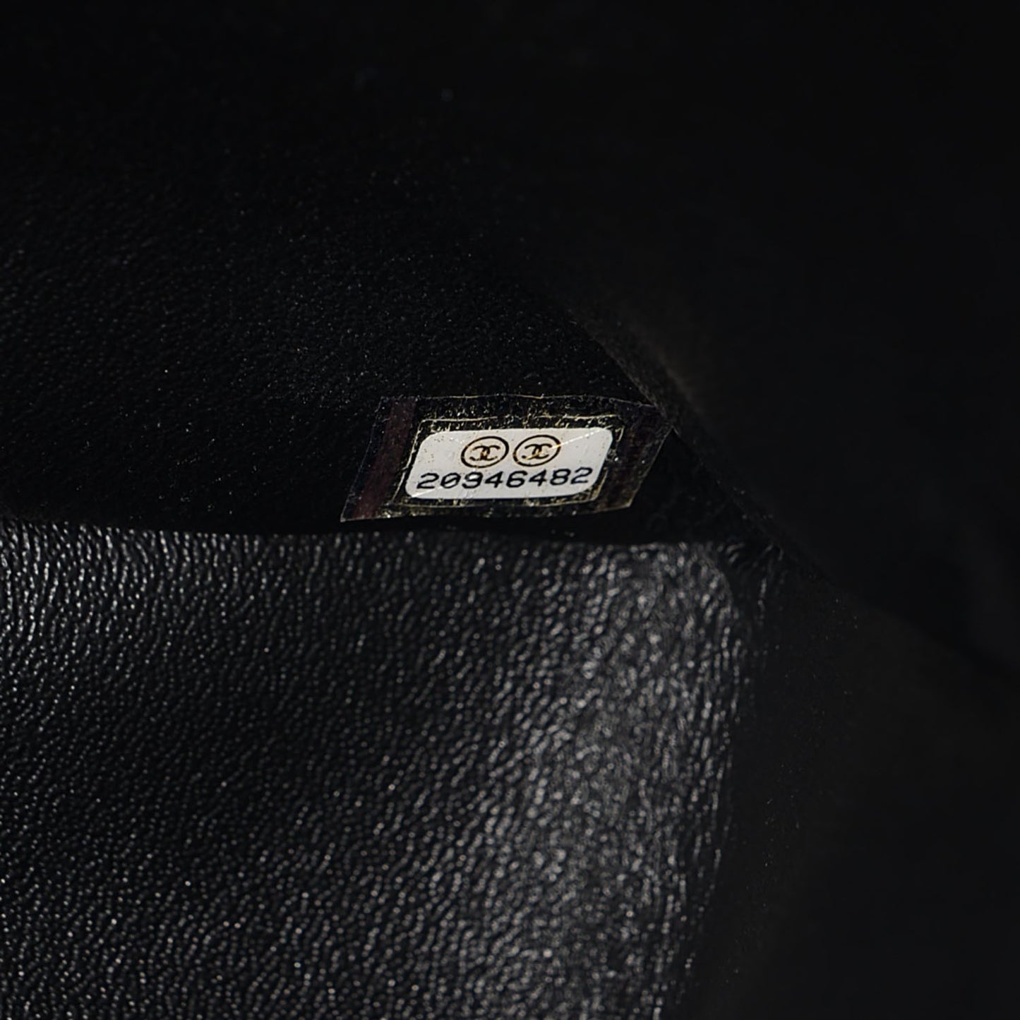 Lambskin Chevron Quilted Jumbo Double Flap So Black