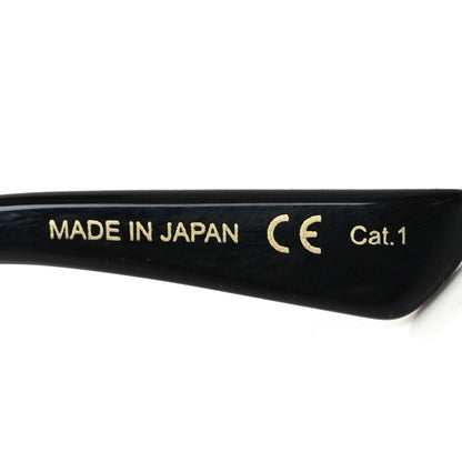 Gucci Metal Round Frame GG0595S Sunglasses Gold Black Red 6 of 8