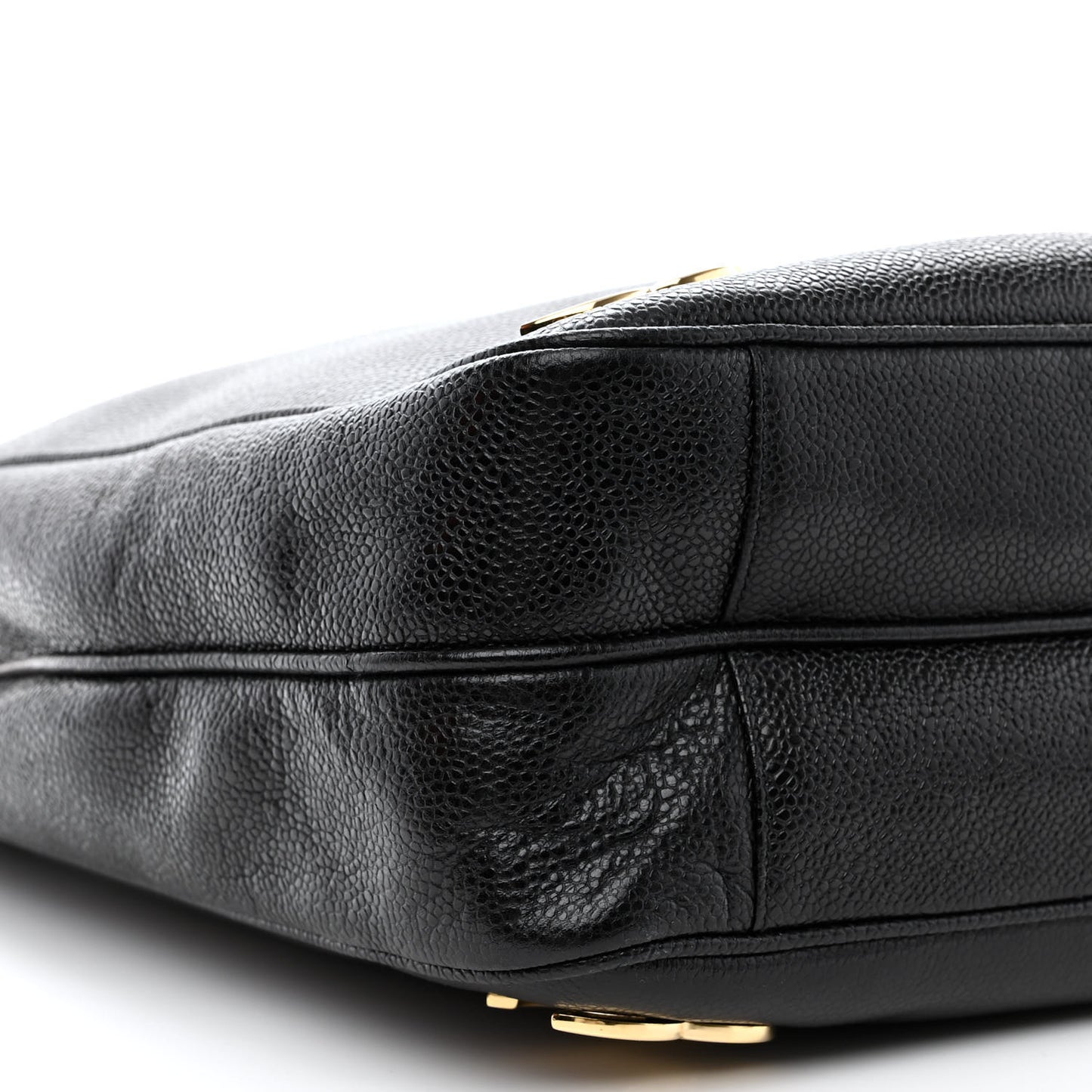 Caviar CC Shoulder Bag Black