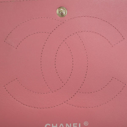 Chanel Lambskin Quilted Jumbo Double Flap Pink 9 of 10