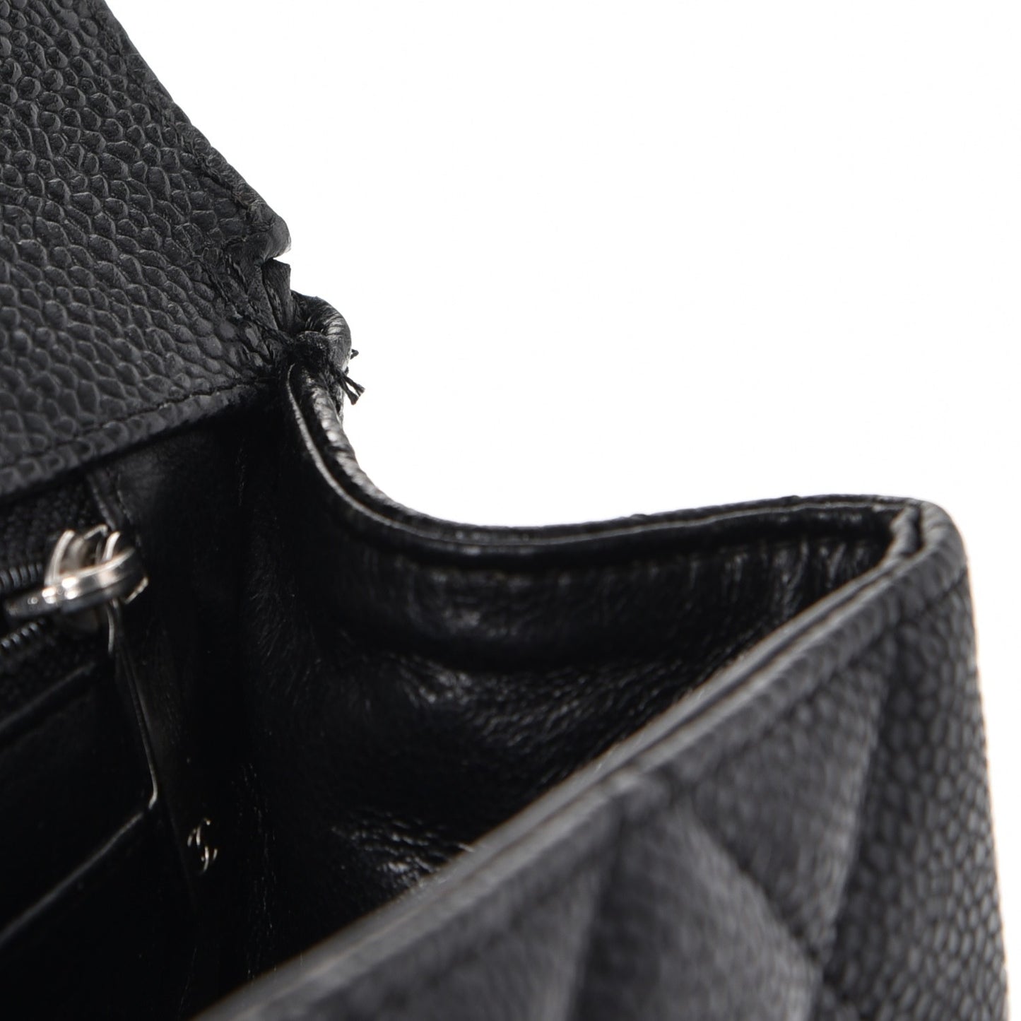 Caviar Quilted Jumbo Single Flap Black