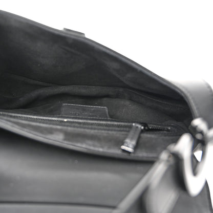 Christian Dior Ultra Matte Calfskin Saddle Bag Black 6 of 10