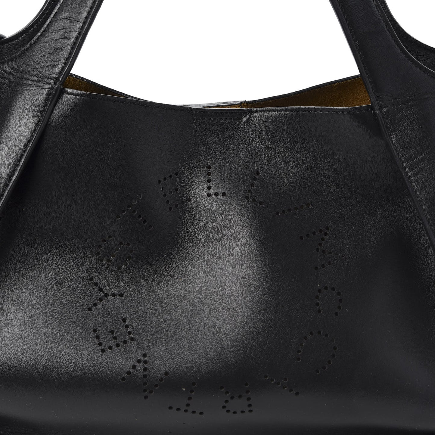 Eco Alter Nappa Perforated Crossbody Tote Black