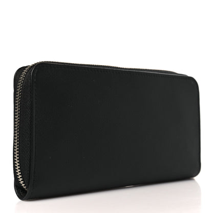 Louis Vuitton Calfskin Zippy Lockme Wallet Black 3 of 6