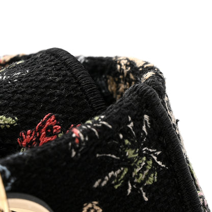 Christian Dior Canvas Cabinet De Curiosites Embroidered Medium Lady D-Lite Black Multicolor 11 of 12