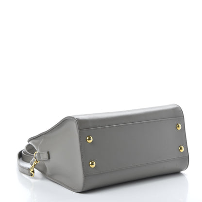 Saint Laurent Calfskin Monogram Baby Cabas Fog 4 of 10