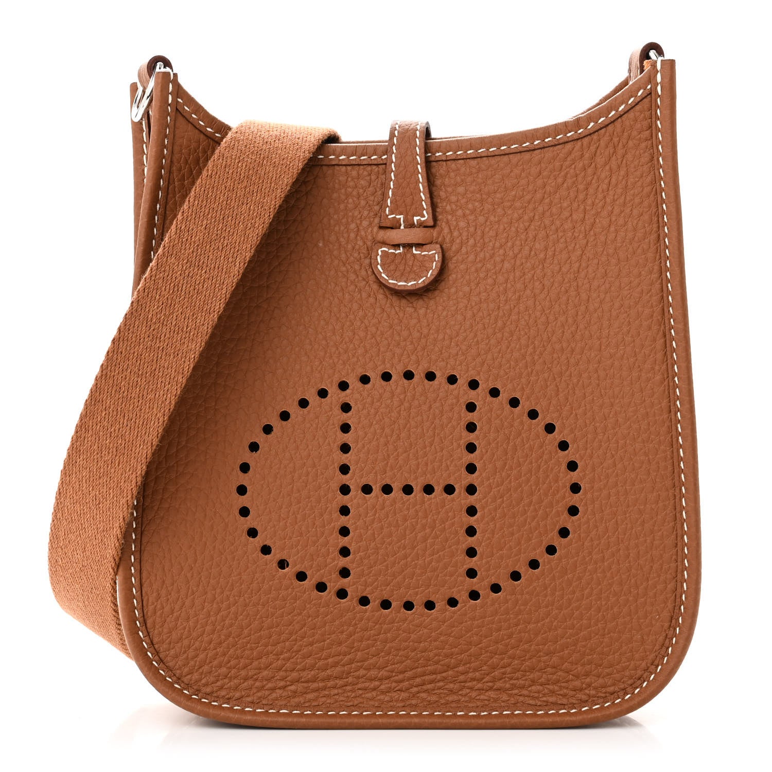 Hermes Taurillon Clemence Evelyne TPM Gold 1 of 11