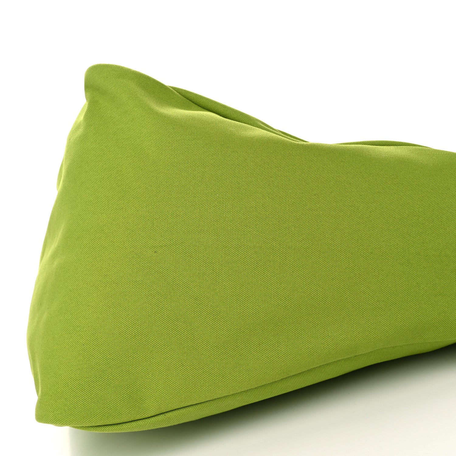 Prada Canapa Logo Embossed Large Triangle Shoulder Bag Felce 10 of 11