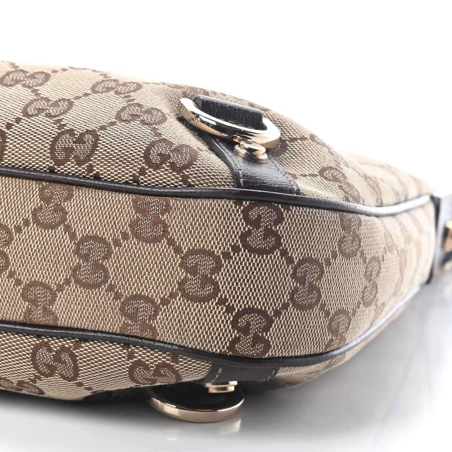 Monogram Medium Abbey D Ring Hobo Brown