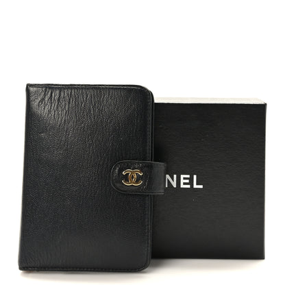 Chanel Goatskin Small Ring Agenda Planner Black 11 of 11