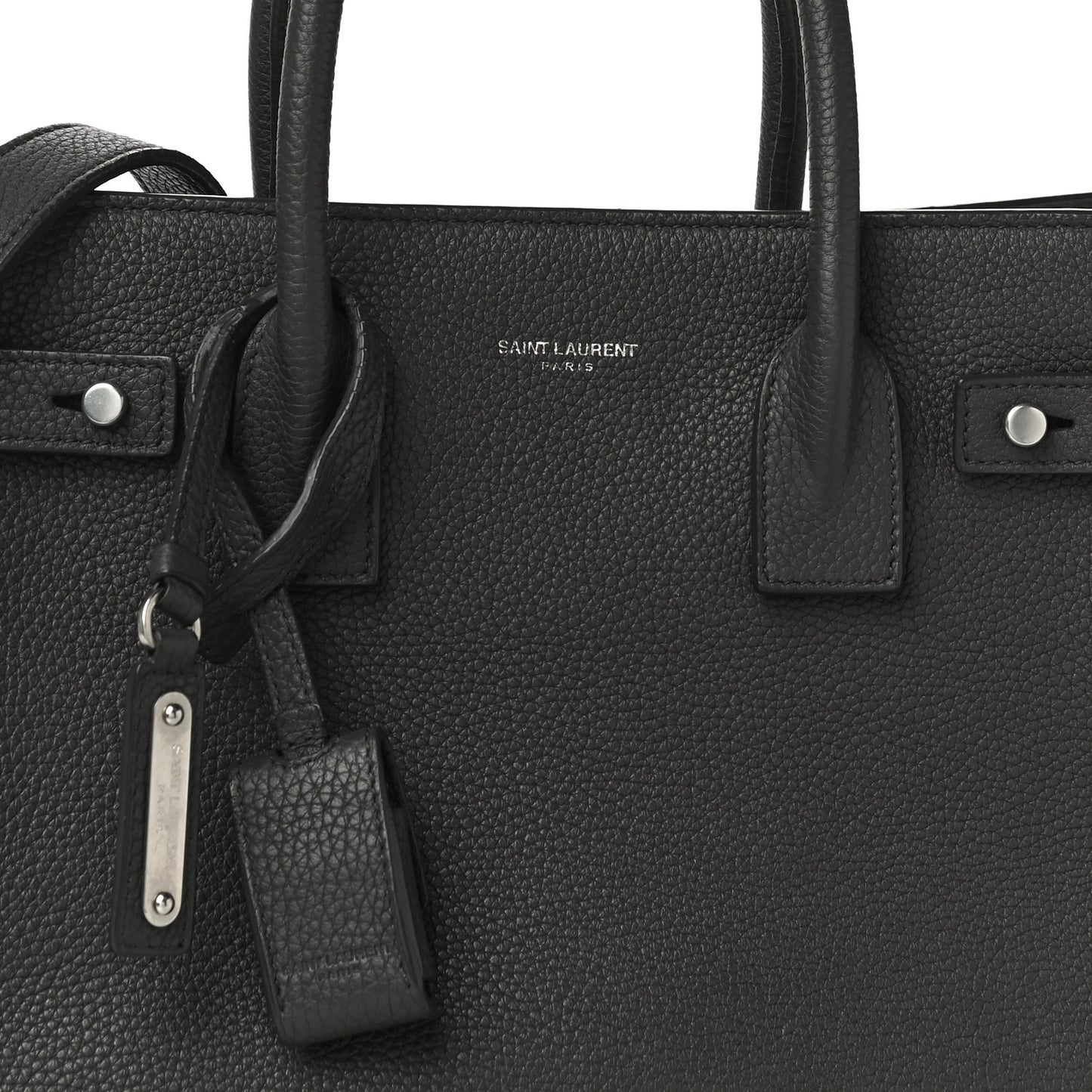 Grained Calfskin Baby Sac De Jour Souple Asphalt