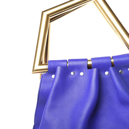 Celine Smooth Calfskin Triangle Open Sac Indigo 13 of 14