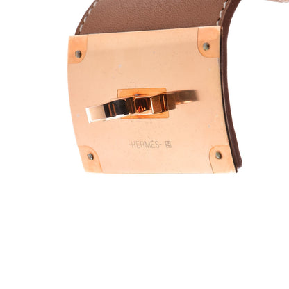 Hermes Barenia Kelly Extreme Dog Bracelet S Fauve 7 of 7