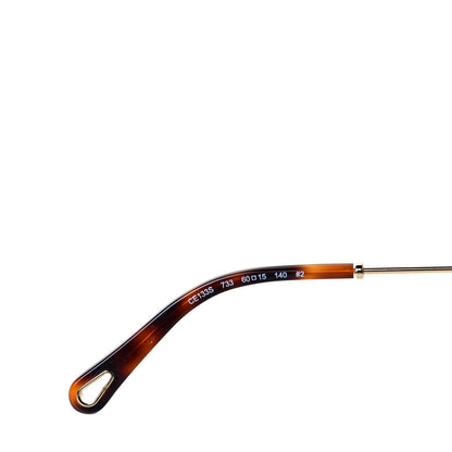 Chloe Poppy Cutout Square Sunglasses CE133S Havana Brown 4 of 6