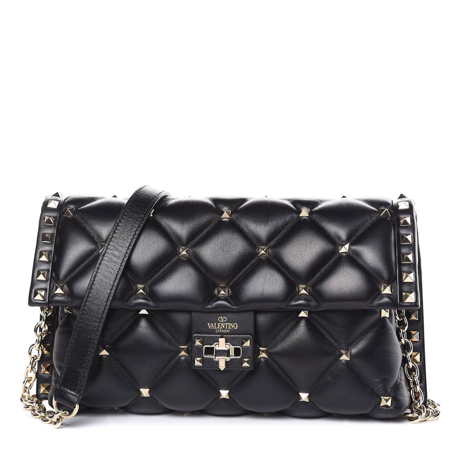 Valentino Garavani Nappa Candystud Crossbody Black 1 of 12