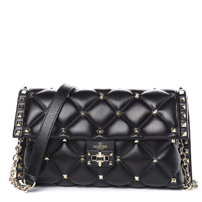 Valentino Garavani Nappa Candystud Crossbody Black 1 of 12