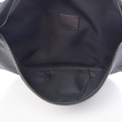 Louis Vuitton Calfskin Monogram Shadow Discovery Bumbag Black 5 of 9
