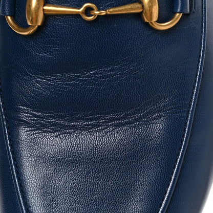 Gucci Malaga Kid Womens Jordaan Loafers 40 Blue Agata 9 of 9