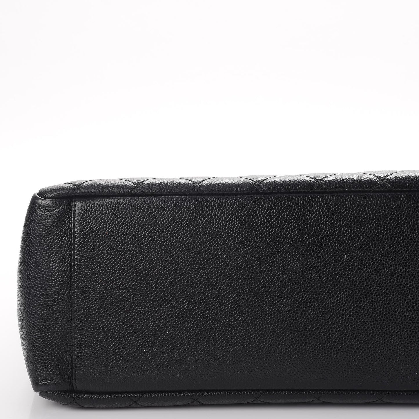 Caviar Quilted Grand Shopping Tote GST Black