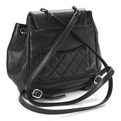 Chanel Caviar Quilted Business Affinity Backpack Black 3 of 9