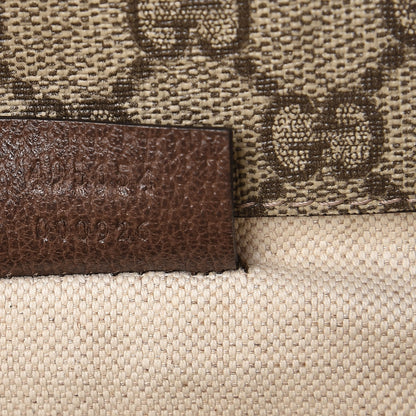 Gucci GG Supreme Monogram Web Neo Vintage Double Flap Messenger Bag Beige New Acero 7 of 7