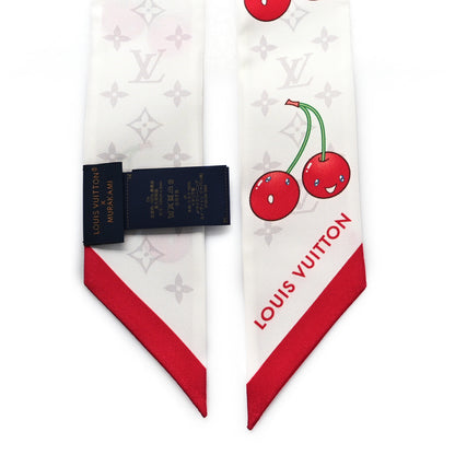 Louis Vuitton LV X TM Silk Monogram Cerises Bandeau White 2 of 3