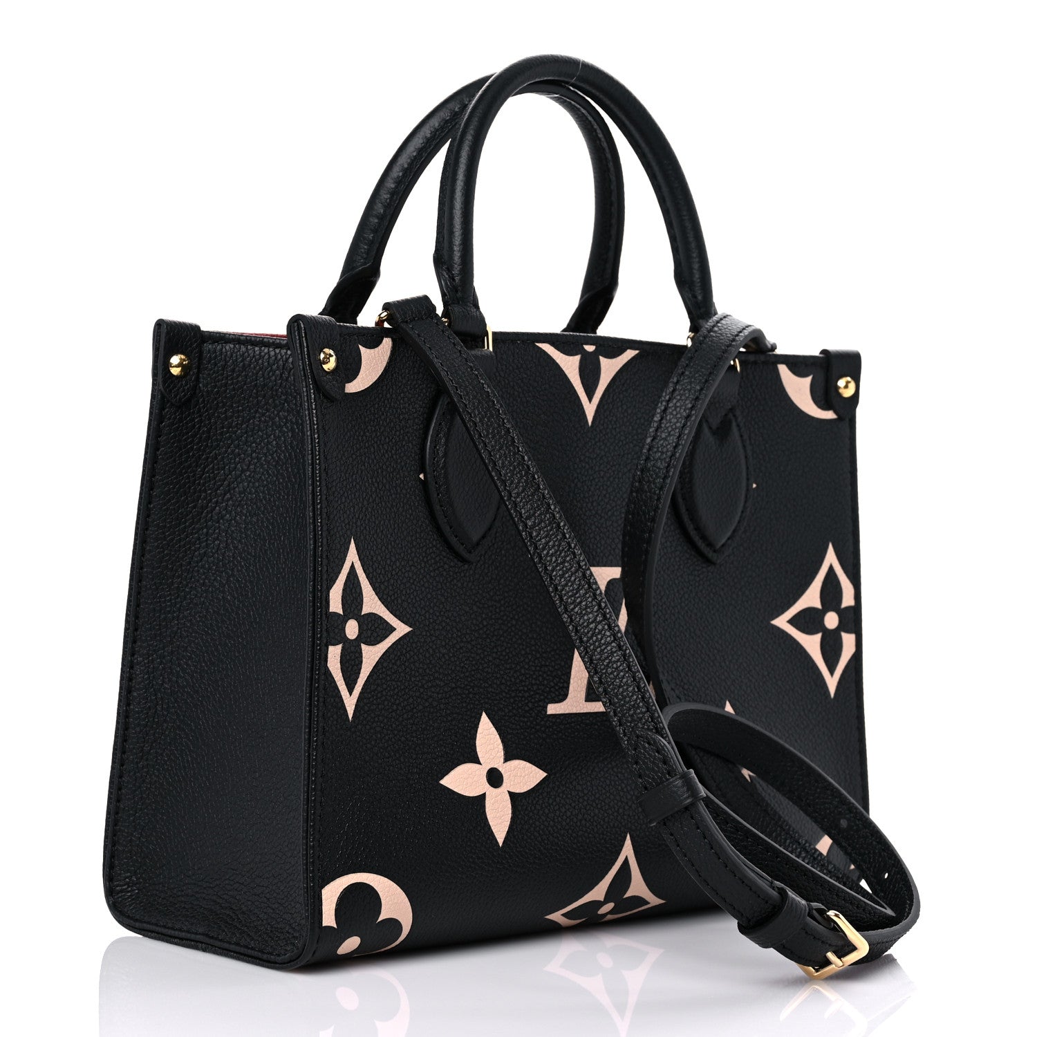 Louis Vuitton Empreinte Monogram Giant Onthego PM Black Beige 4 of 10