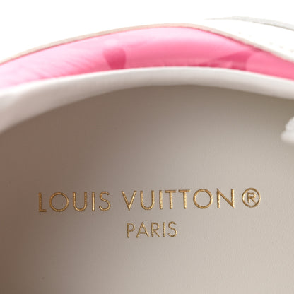 Louis Vuitton Calfskin Monogram Run Away Sneakers 38 White Pink 8 of 9