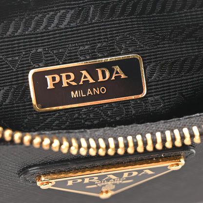 Prada Saffiano Lux Re-Edition 2005 Shoulder Bag Black 6 of 9