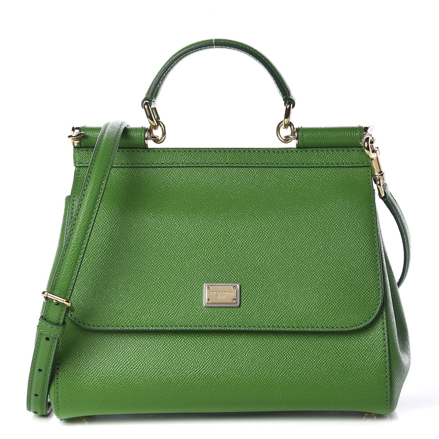 Dauphine Medium Miss Sicily Satchel Verde Chiaro