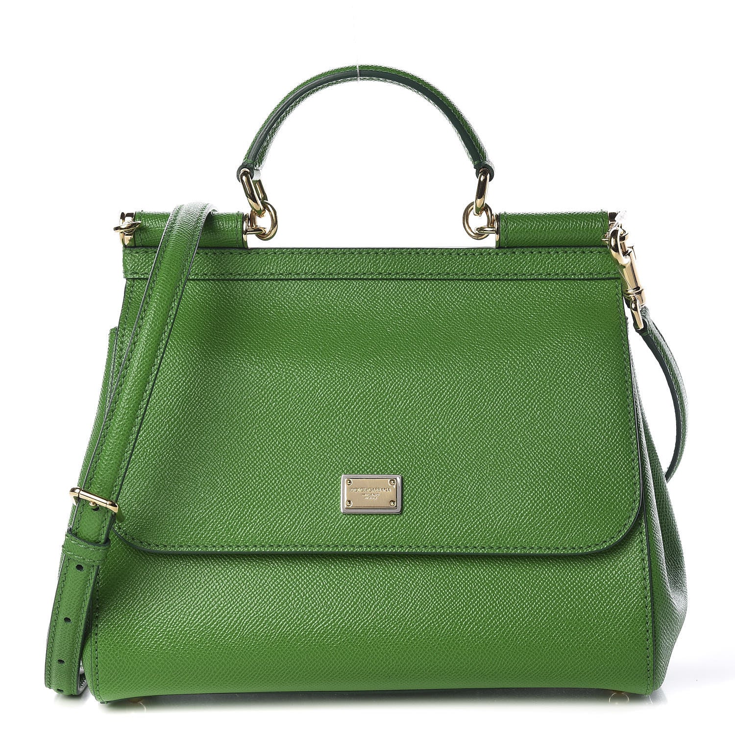 Dolce & Gabbana Dauphine Medium Miss Sicily Satchel Verde Chiaro 1 of 9