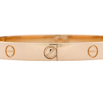 Cartier 18K Yellow Gold LOVE Bracelet 18 5 of 8
