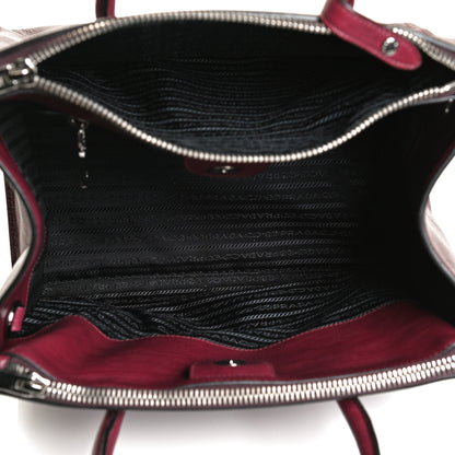 Prada Glace Calf Twin Pocket Tote Ametista 7 of 24