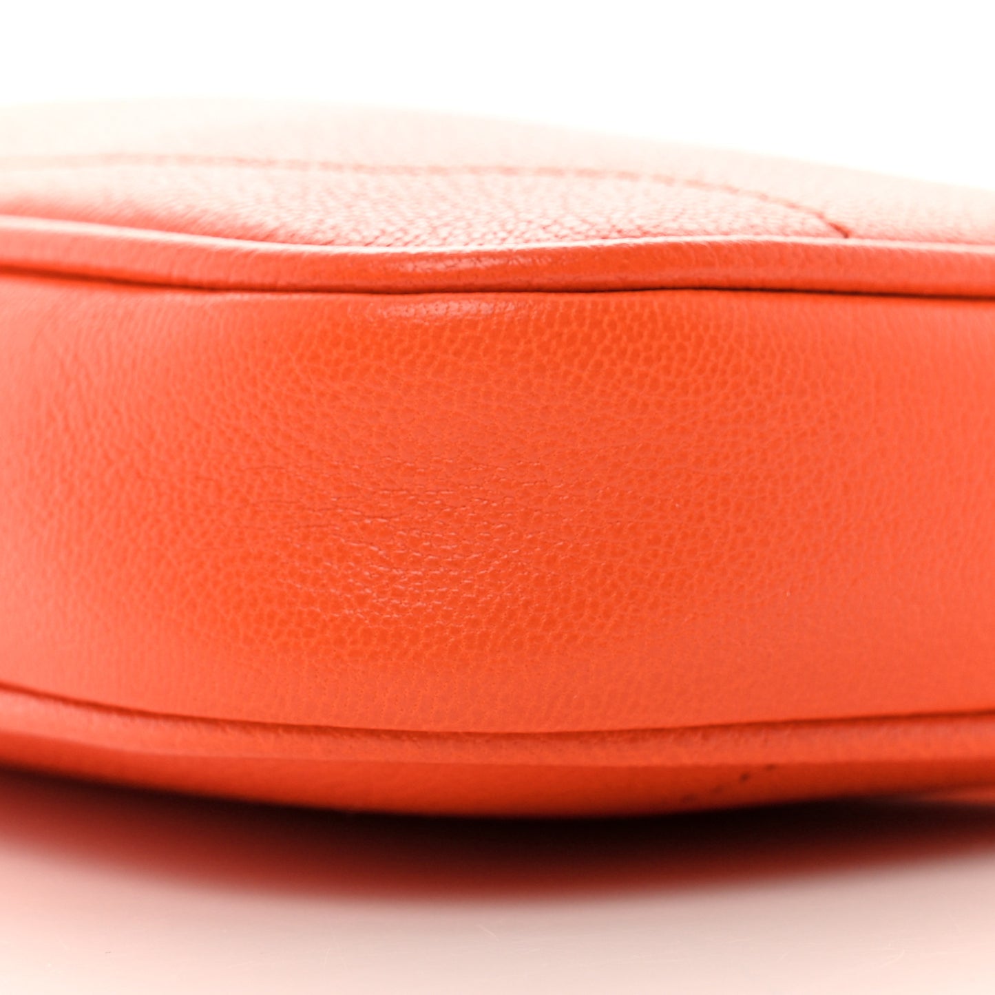 Goatskin Mini Aphrodite Shoulder Bag Orange