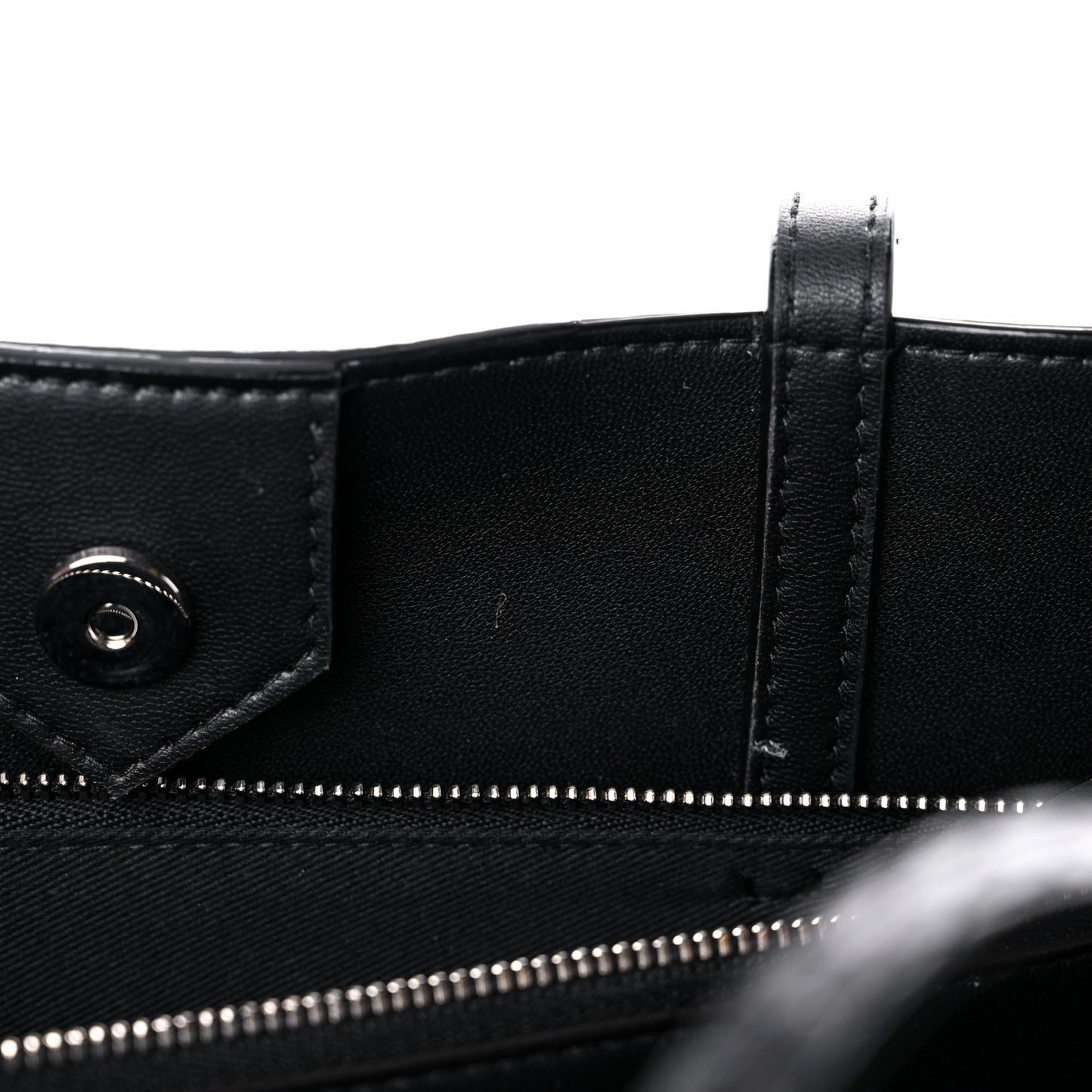 Snakeskin Embossed Calfskin JC Tote Anthracite