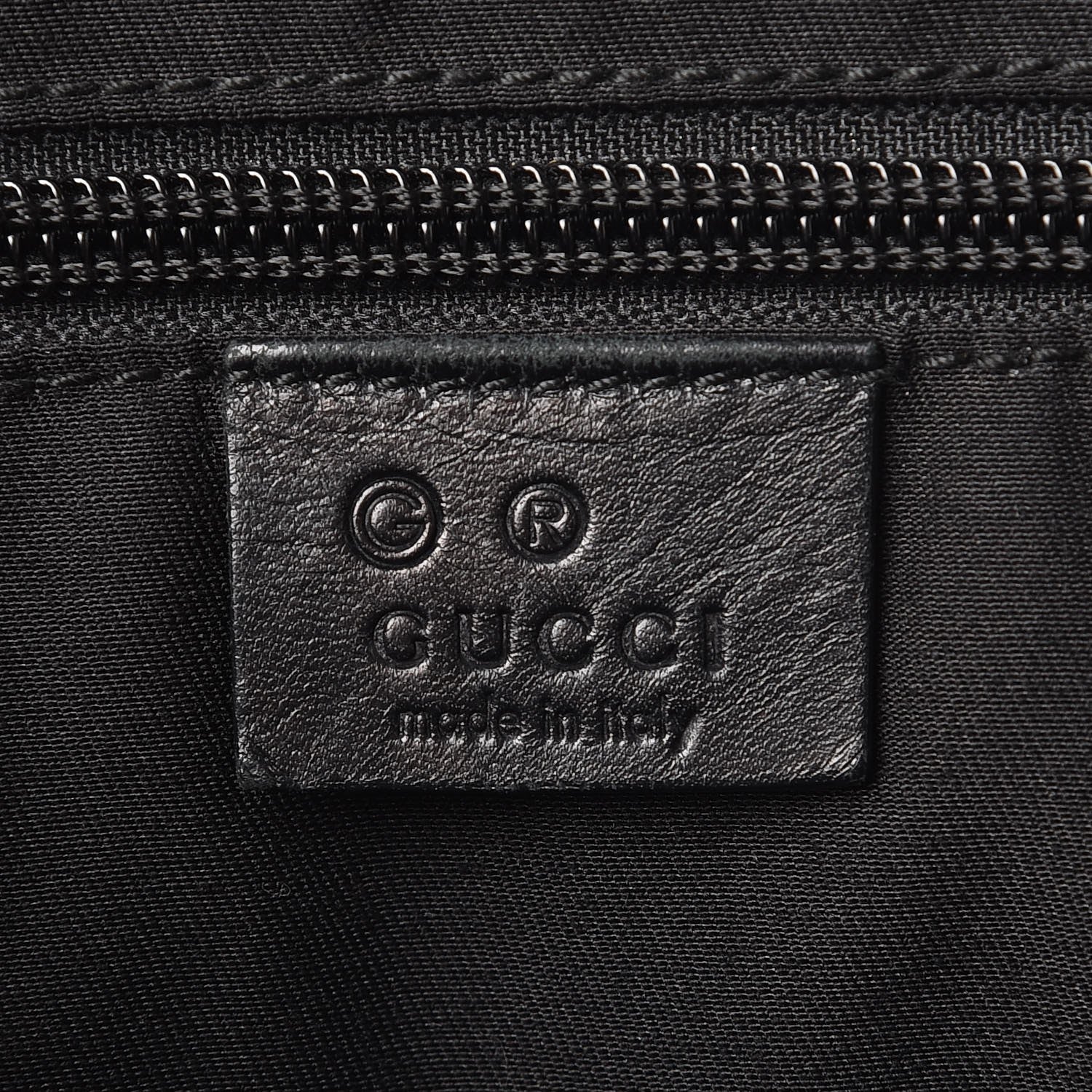 Gucci Nylon Monogram Travel Hobo Black 6 of 19