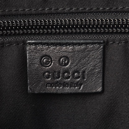 Gucci Nylon Monogram Travel Hobo Black 6 of 19