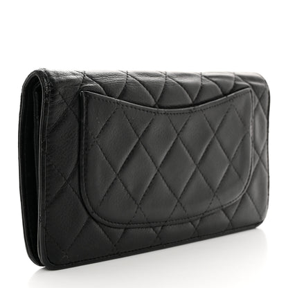 Chanel Caviar Quilted Yen Wallet Black 3 of 14