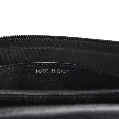 Chanel Caviar Half Moon Wallet On Chain WOC Black 7 of 9