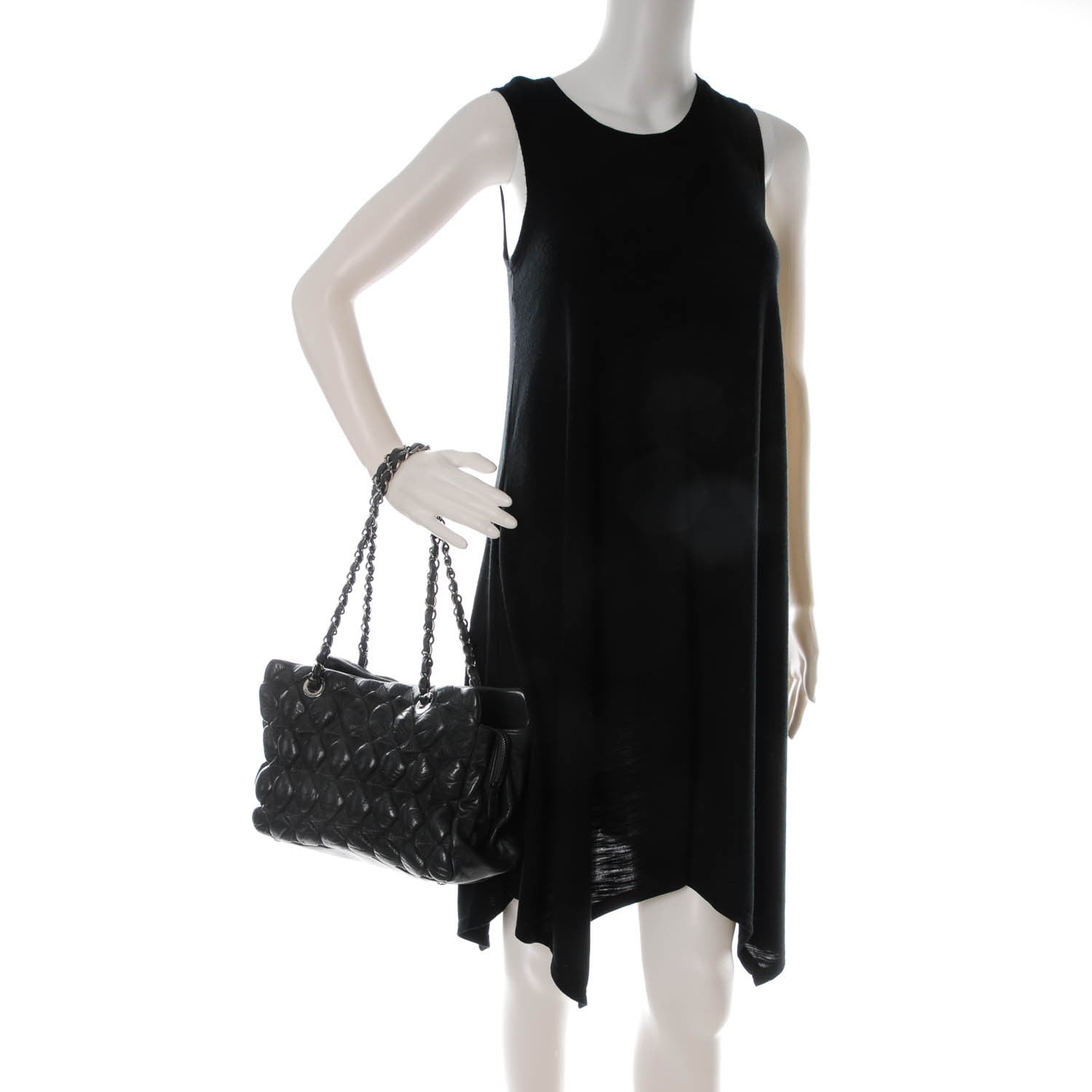 Chanel Lambskin Small Stravinsky Tote Grey 2 of 8