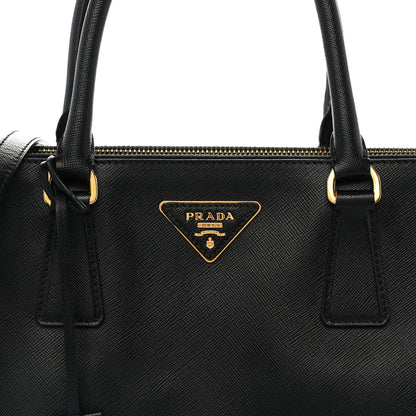 Prada Saffiano Medium Galleria Double Zip Tote Black 7 of 11