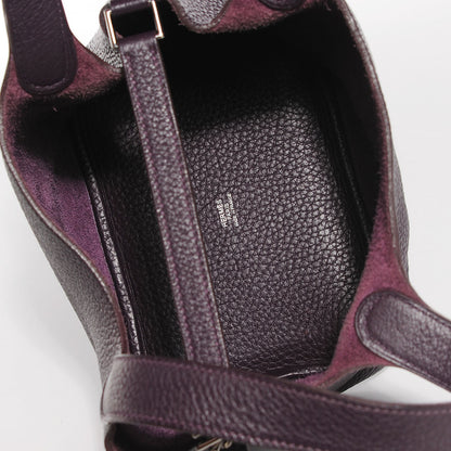 Hermes Taurillon Clemence Picotin Lock 18 Raisin 5 of 10