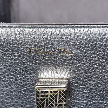 Christian Dior Metallic Grained Calfskin Medium Diorever Flap Silver 7 of 18