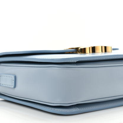 Celine Shiny Calfskin Teen Triomphe Ice Blue 7 of 8