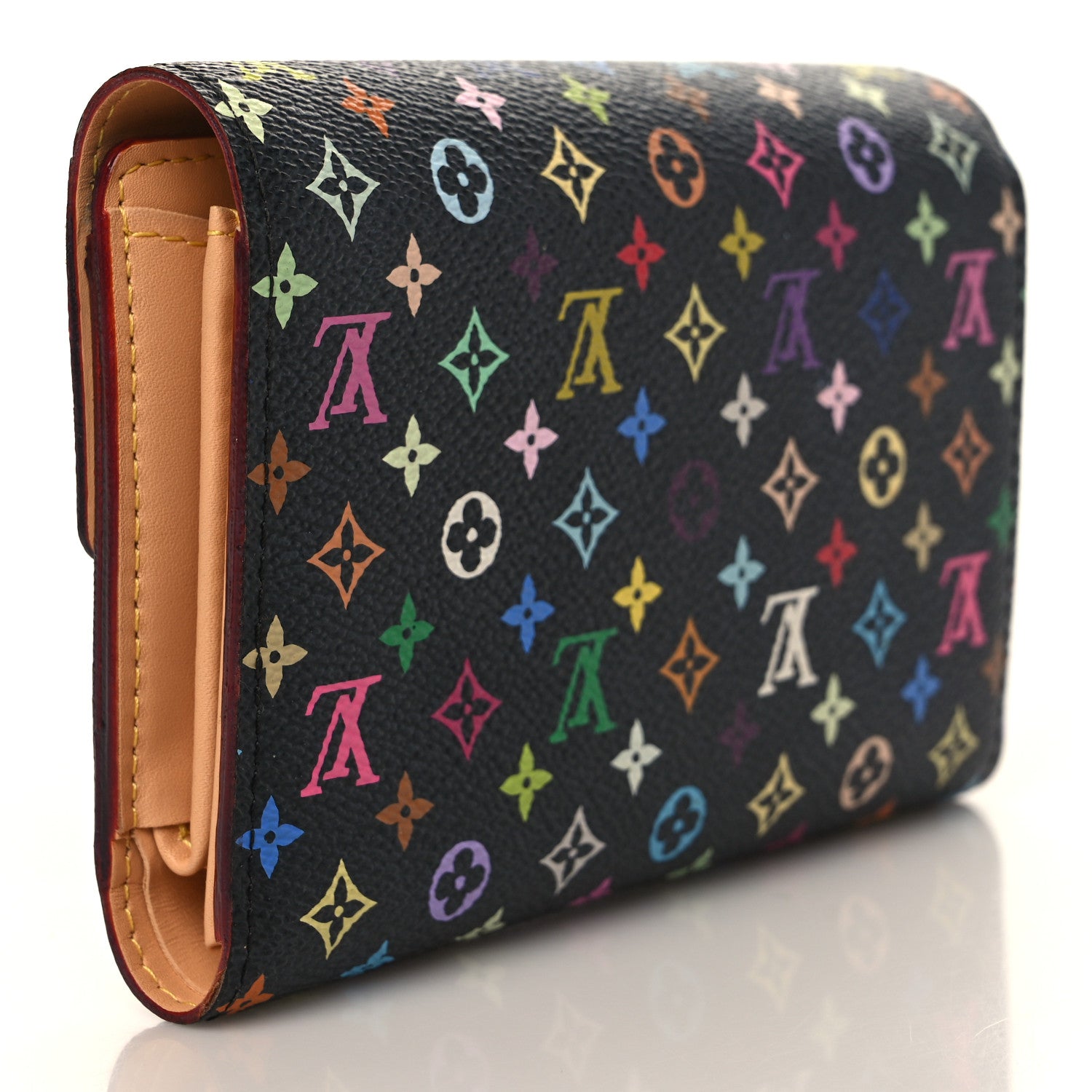 Louis Vuitton Monogram Multicolor Alexandra Wallet Black 3 of 6